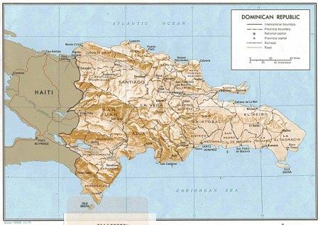 map Dominican Republic